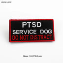 Therapy Dog Badges Hook Loop Patches for Vests Harnesses