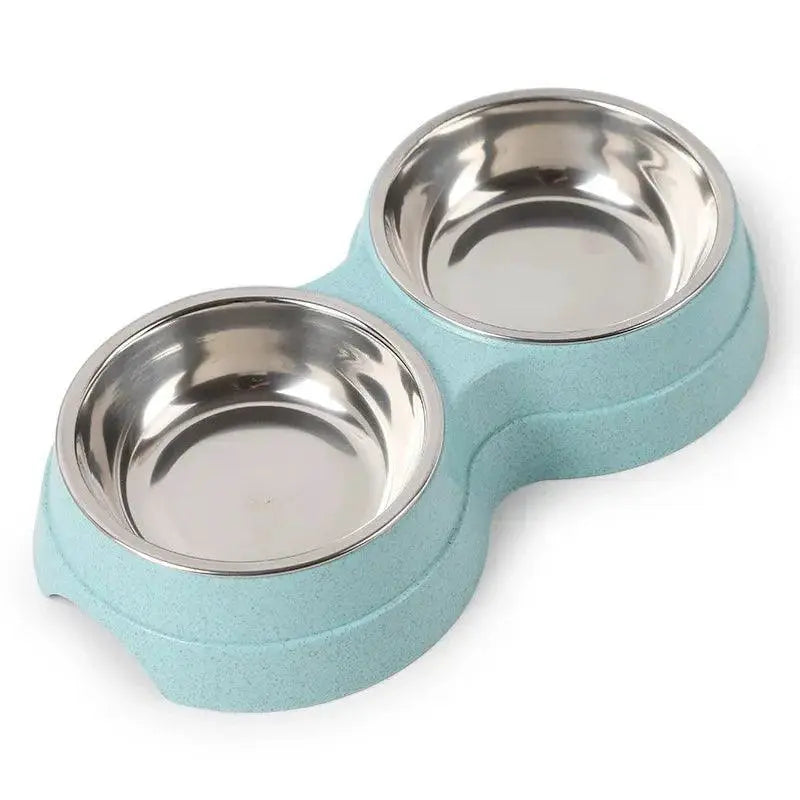 Double Stainless Steel Pet Bowls Feeder For Small Dogs