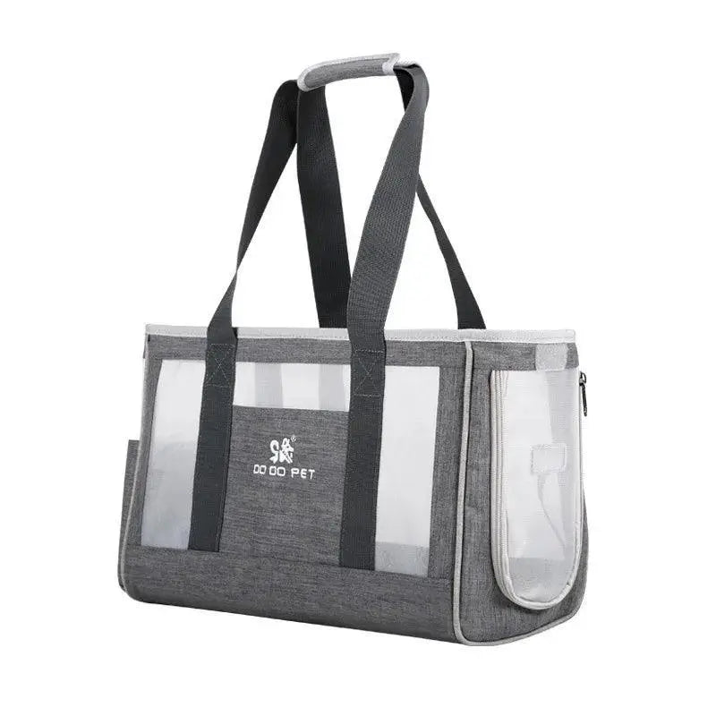 PawGlow Breathable Cat Carrier Bag For Travel And Comfort