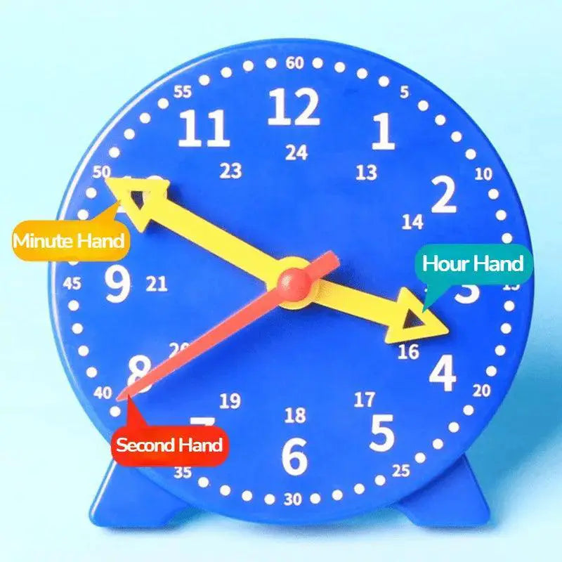 Montessori Clock Colorful Clocks For Fun Preschool Learning