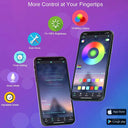 Vibrant RGB LED Strip Light for Smart Home Lighting