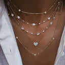 Boho Multi-Element Crystal Necklaces For Women Fashion