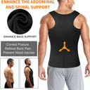 Men Waist Trainer Adjustable Posture Corrector Body Shaper