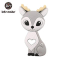 Silicone Rodent Cartoon Animals Teething Toys for Babies