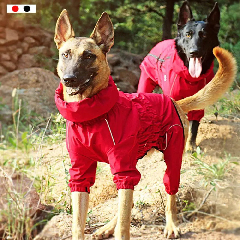 Waterproof Dog Winter Coat With Reflective Raincoat