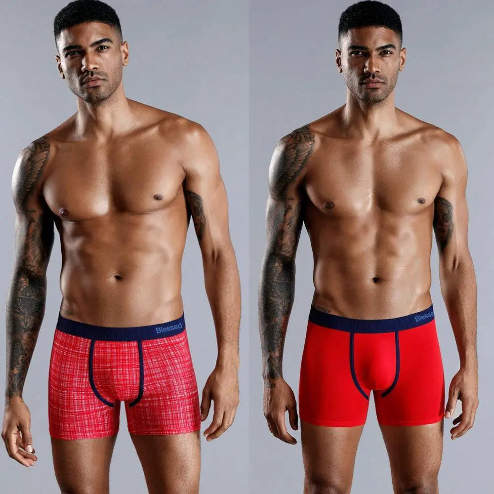 Cotton Blend Boxer Shorts For Men Stylish Comfort Kit