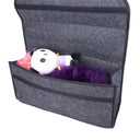 Car Trunk Organizer Box Foldable Felt Storage Black Grey