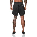Summer Running Shorts Men 2 in 1 Quick Dry Gym Shorts