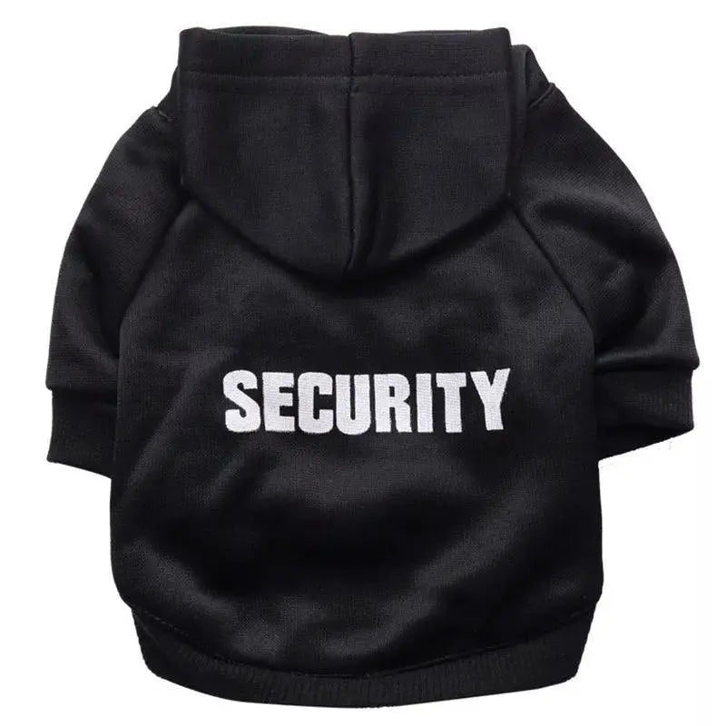 Security Cat Jacket Warm Pet Clothing for Cats and Dogs