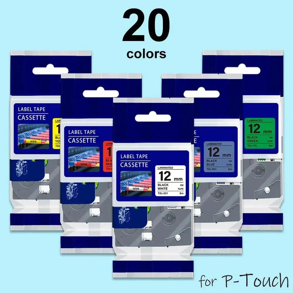 Brother Colorful Waterproof Label Tape For Durable Labelling