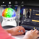 Bluetooth RGB Disco Ball Projector with Speaker for Parties