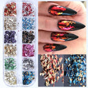 Aurora Sequins Shimmery Nail Flakes for Easy Application