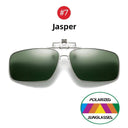 Polarized Clip-On Sunglasses for Men and Women UV400 Protection