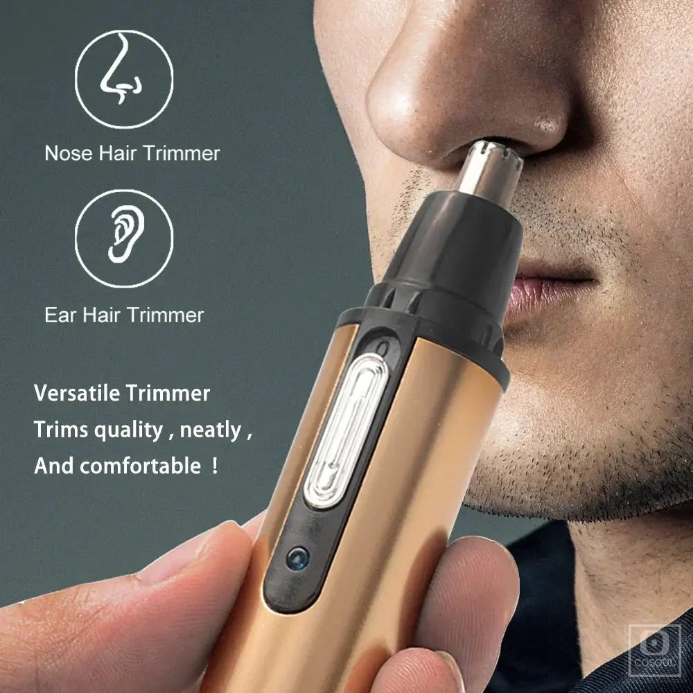 Rechargeable Waterproof Nose Hair Trimmer For Men And Women