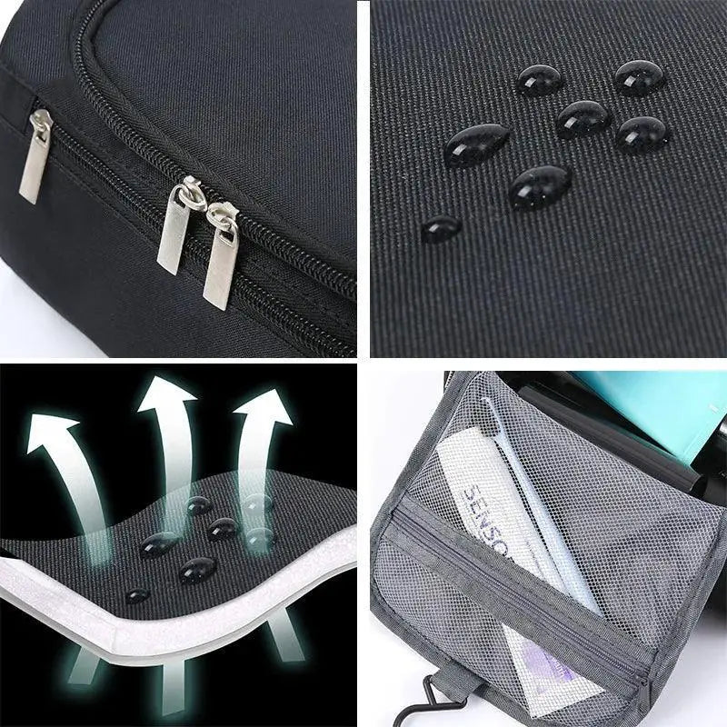 Premium Travel Toiletries Organizer Waterproof Pouch