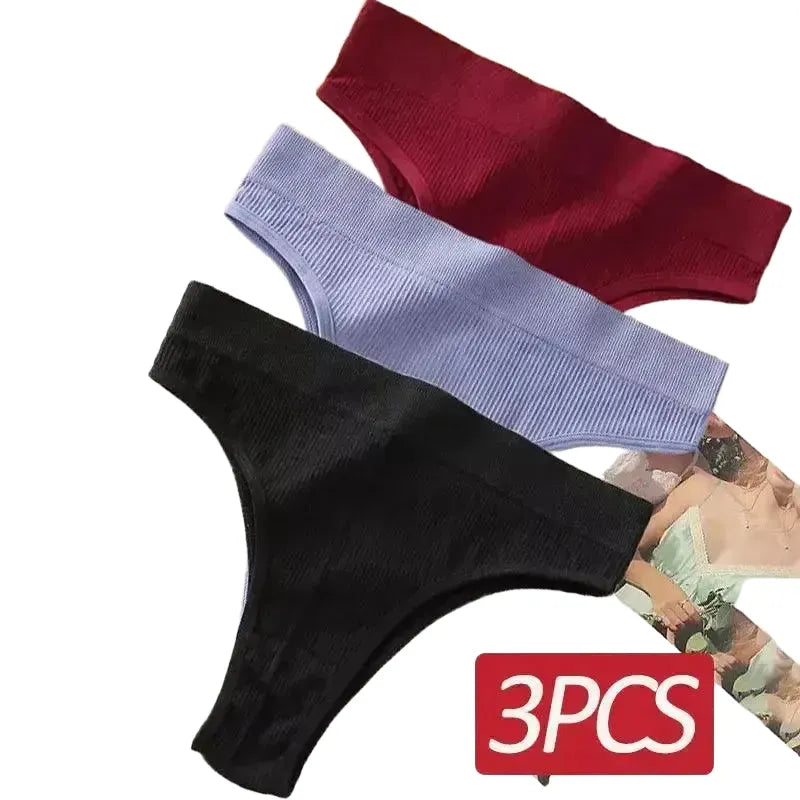 Women's High-Waisted Comfort Thongs — product view 1