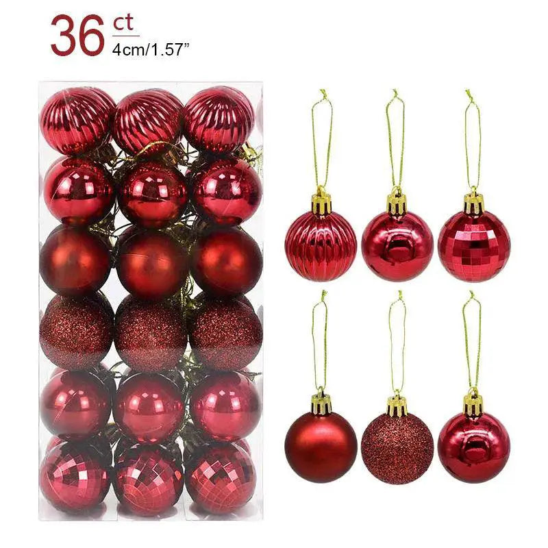 Vibrant Ornament Set for Home Decor — 24pcs silver