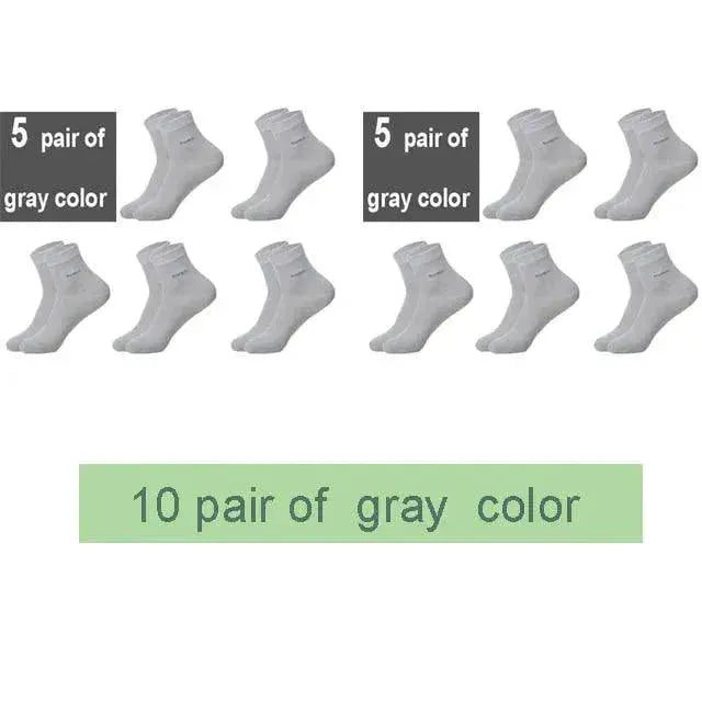 Luxurious Bamboo Crew Socks Set For Men Comfort And Style