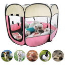 Portable Octagonal Pet Playpen for Large Dogs Comfort