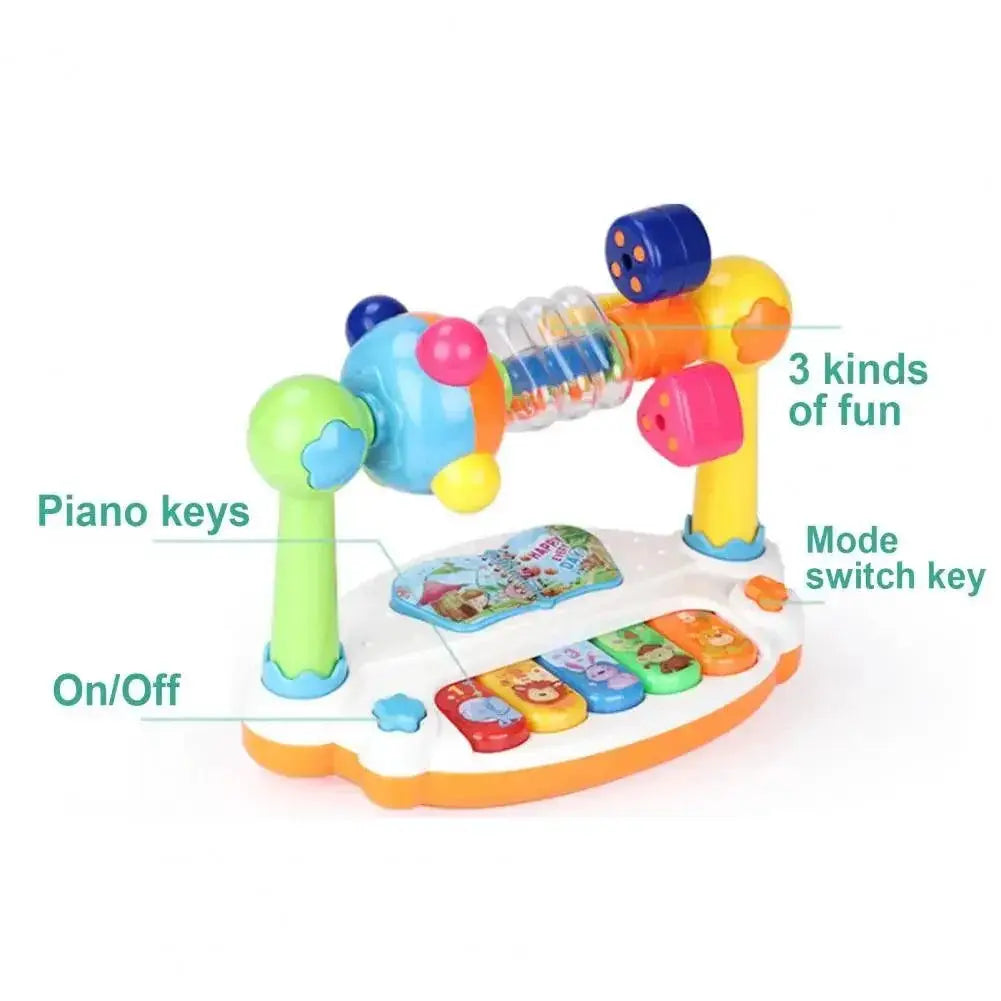 Children's Rotating Music Piano Interactive Educational Toy