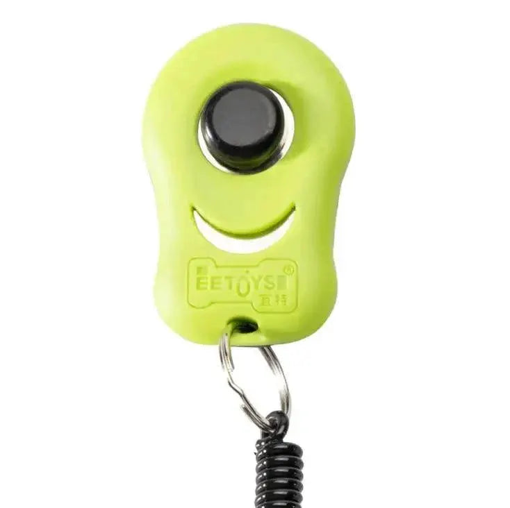 Pet Clicker Whistle Training Guide Green Color Essentials
