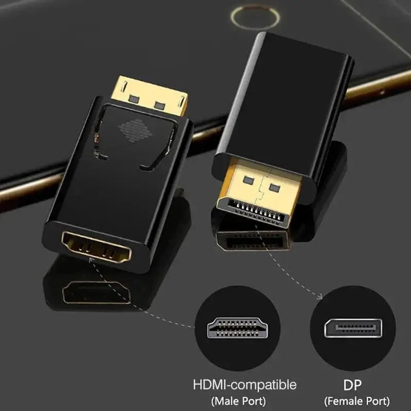 DisplayPort To HDMI Adapter 4K High Resolution PC To TV