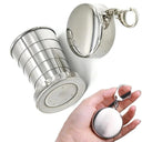 Compact Folding Stainless Steel Cup For Outdoor Travel