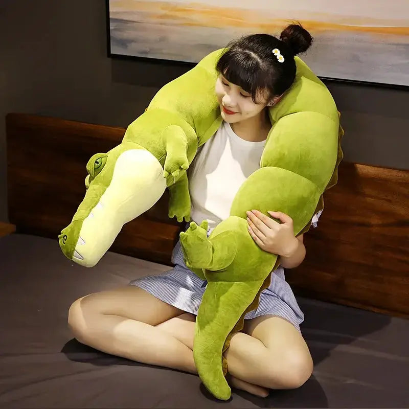 80 To 180cm Simulation Crocodile Plush Toys Long Pillow Doll