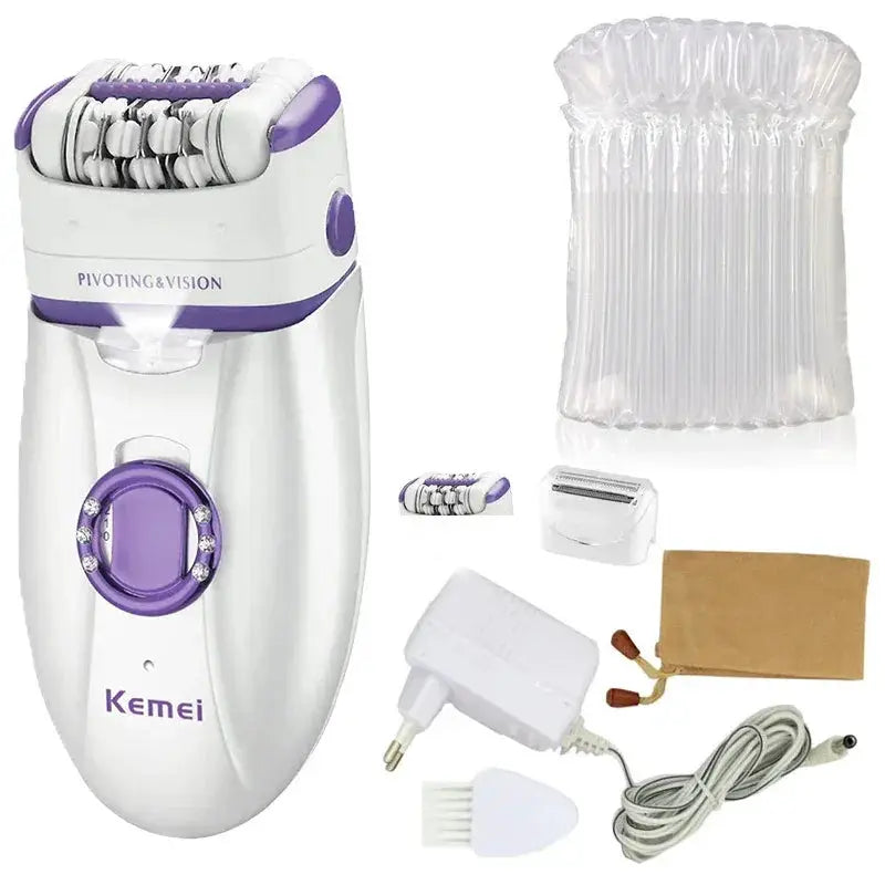 1981 3in1 Electric Women Epilator Hair Removal Tool