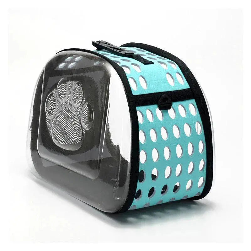 Breathable Cat Capsule Backpack Travel — Opaque Skyblue