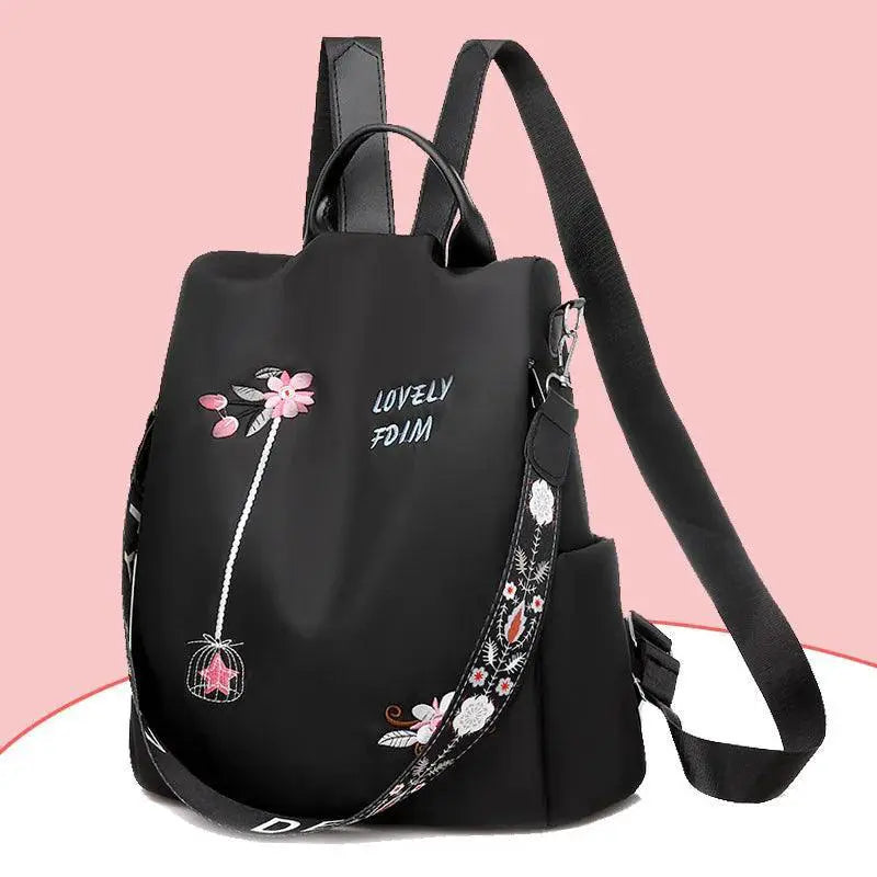 Stylish Waterproof Oxford Backpack for Women Large Capacity