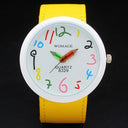 Cartoon Design Girls Wristwatch Multicolor Timepiece Stainless Steel