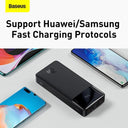 Baseus Ultra-Compact Fast Charging Power Bank with Dual Outputs