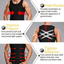 Waist Trainer Shirt for Men Core Support