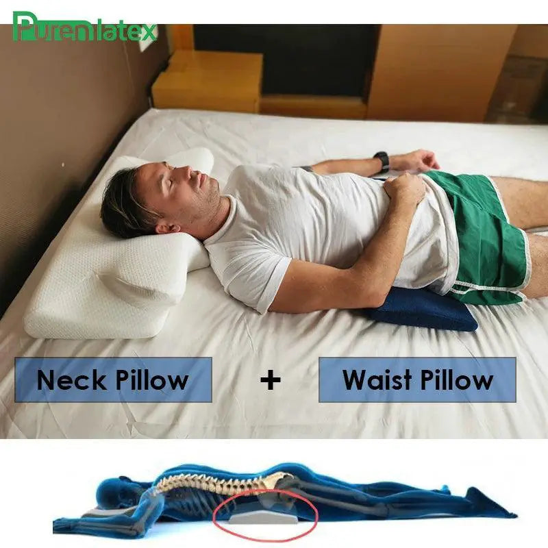 Ergonomic Memory Foam Neck Pillow For Neck Pain Relief