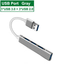 USB C HUB 3.0 3.1 Type C 4 Port Multi Splitter Adapter