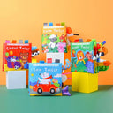 Baby Cloth Book: Interactive Educational Animal Tail Toy