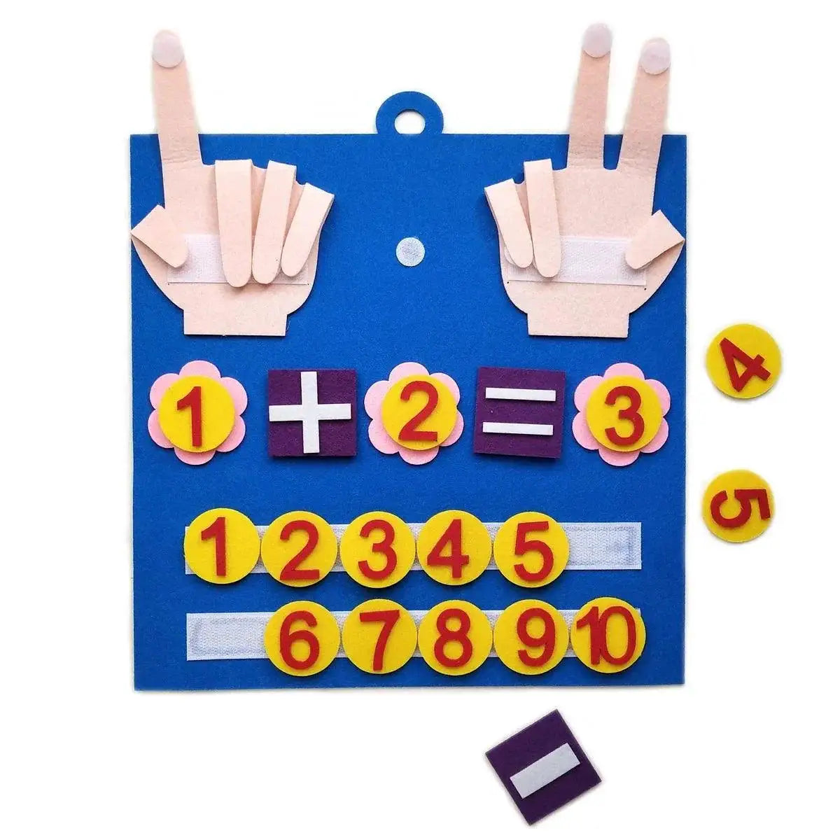Montessori Finger Numbers Math Toy For Early Learning