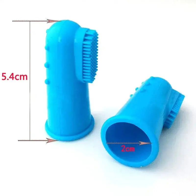 Soft Pet Finger Toothbrush for Dogs and Cats Oral Care