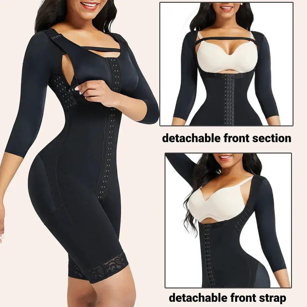 Colombianas Body Shaper Slimming Long Sleeve Corset