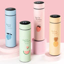 Kids Temp Display Thermos Bottle Stainless Steel Keeps Drinks Cold On The Go