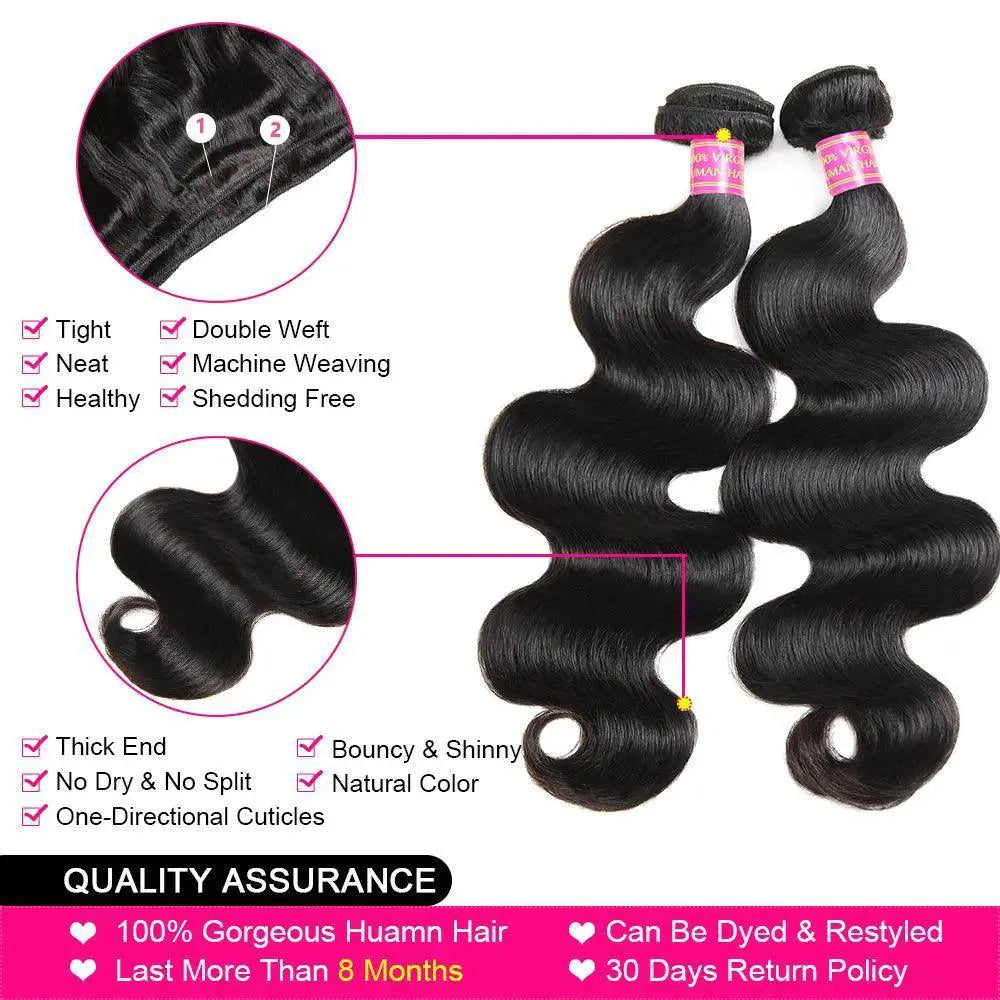 Brazilian Remy Hair Bundle Set for Effortless Style