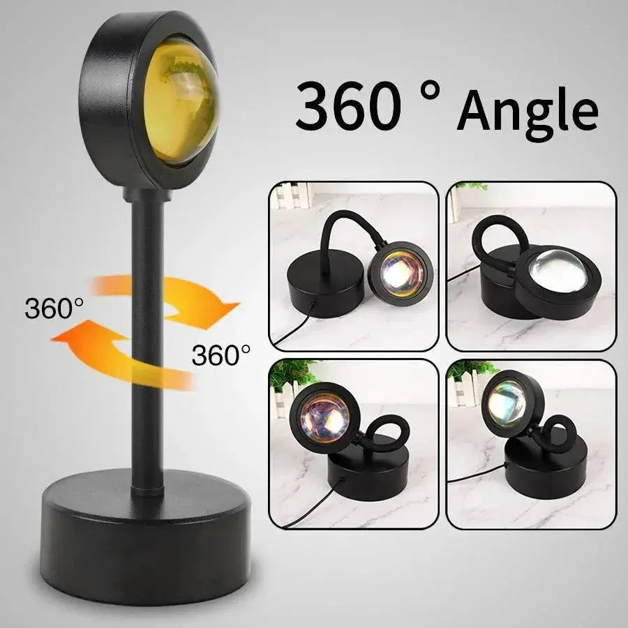Sunset USB Lamp Creates Cozy Atmosphere With LED Projection