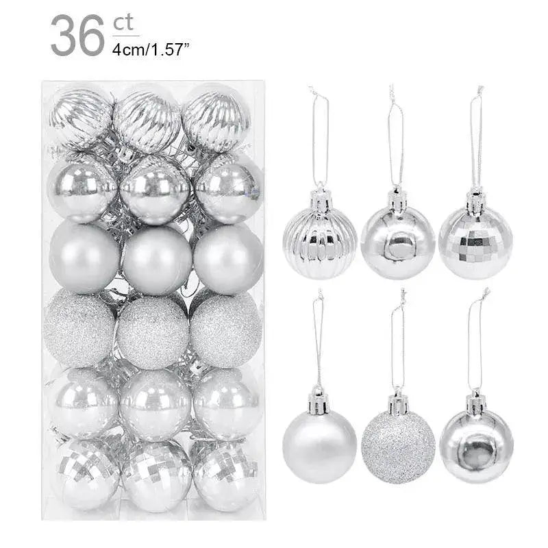 Vibrant Ornament Set for Home Decor — 36pcs royal blue