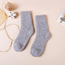 Cozy Chic Winter Wool Cashmere Socks for Snow Days