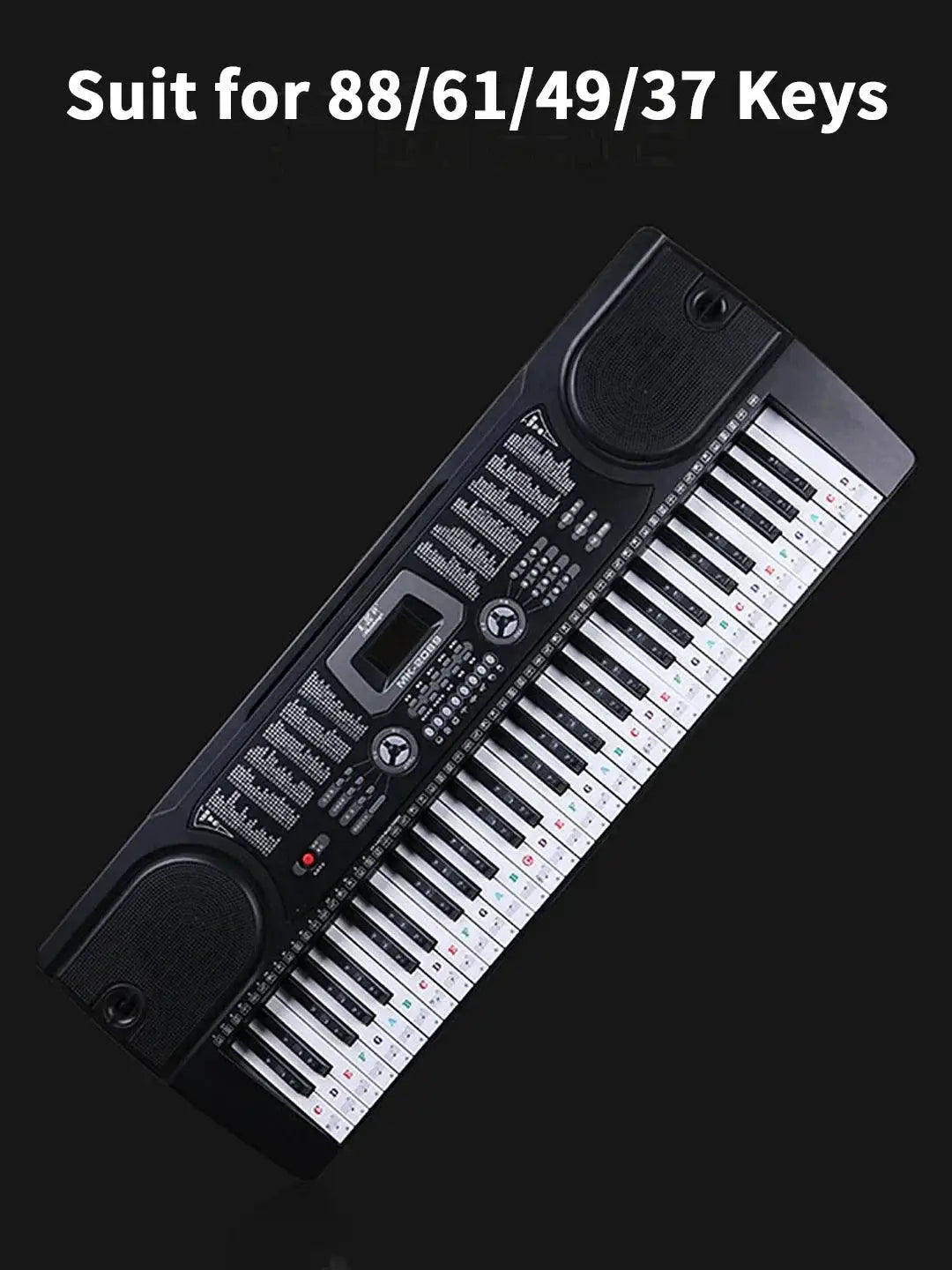 Music Note Stickers For Piano Keyboard 88 Keys Sticker Set