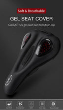 Memory Gel Bike Saddle Cover for Comfort