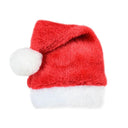 Festive Plush Santa Hat for Pets Adorable Holiday Cap