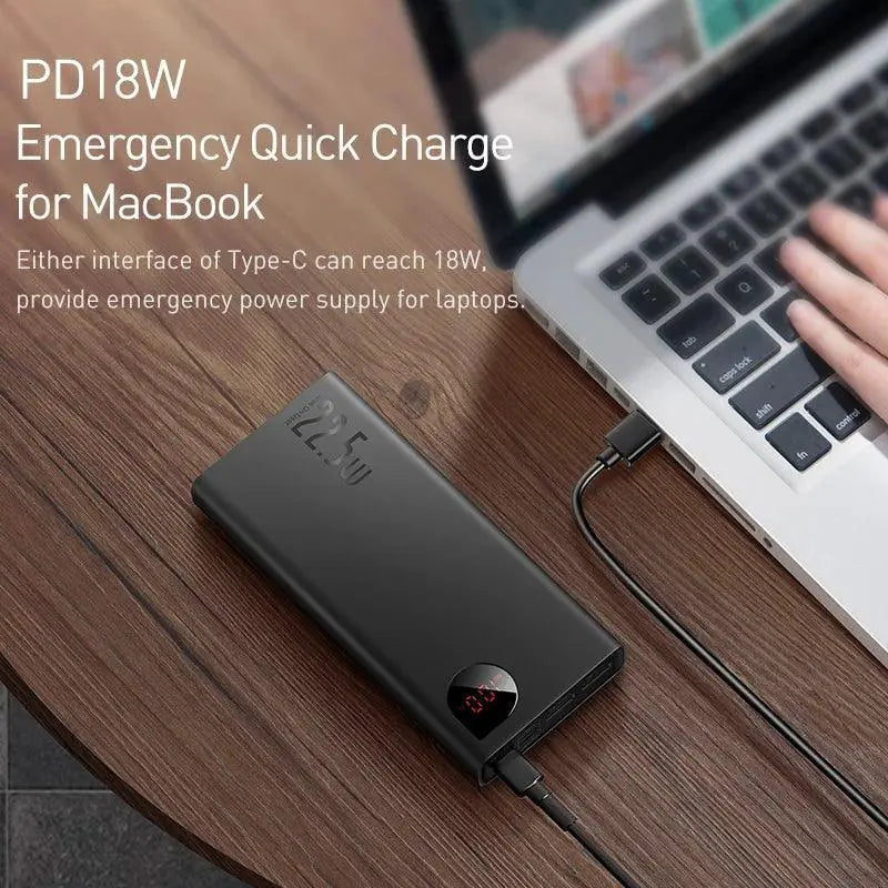 Baseus Ultra Fast Power Bank 20000mAh With Digital Display