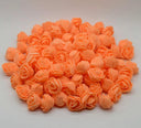 3cm Foam Rose Teddy Bear Flowers for DIY Wedding Decor